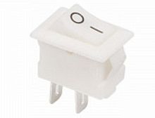 Выключатель клавишный Rexant 250V 3А (2с) ON-OFF белый Micro картинка